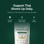 Oil of Oregano + Black Seed — 85% Carvacrol Softgels